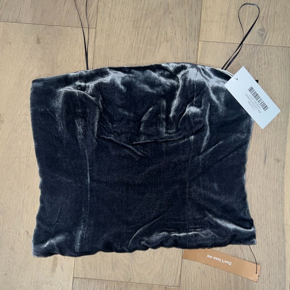 NWT Reformation Giorgia top VELVET Size 2 - Picture 6 of 6